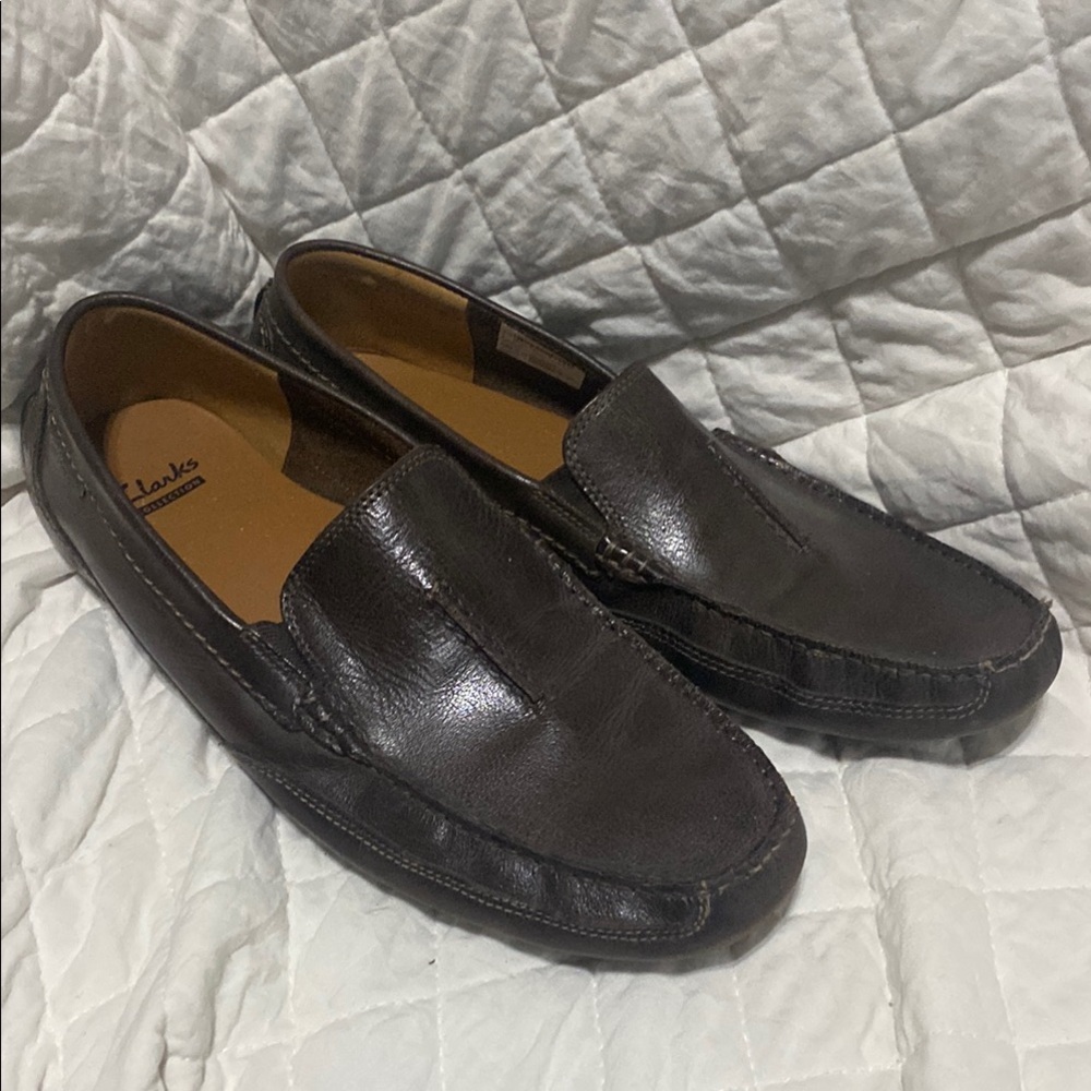 Clarks Ashmount Race Leather Loafers
